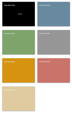 My Keynote color palette